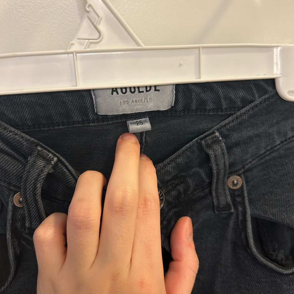 AGOLDE Black High Waisted Jeans - Picture 7 of 10